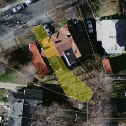 384 Ward St, Newton MA 02459-1217 aerial view