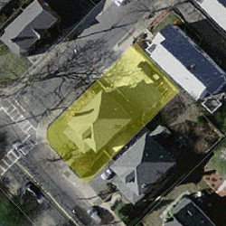 290 Adams St, Newton MA  02458-1455 aerial view