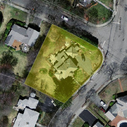 64 Evelyn Rd, Newton MA 02468-1217 aerial view