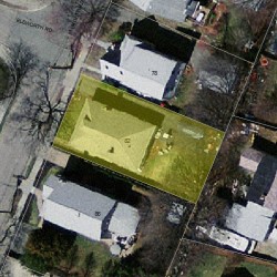 82 Falmouth Rd, Newton MA 02465-1127 aerial view