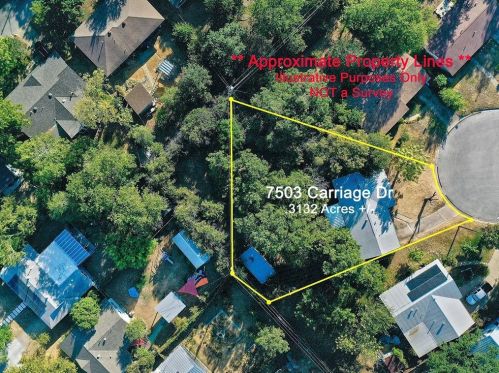 7503 Carriage Dr, Austin TX exterior