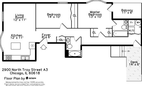 2900 Troy St, Chicago IL 60618-7615 exterior