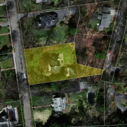 32 Sylvan Ave, Newton MA 02465-3016 aerial view