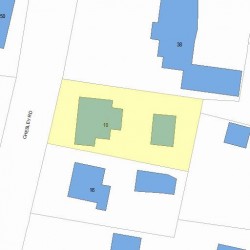 10 Chesley Rd, Newton MA 02459-1904 plot plan