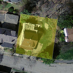 8 Cannon St, Newton MA  02461-2115 aerial view