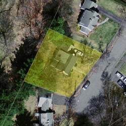 37 Grayson Ln, Newton MA  02462-1020 aerial view