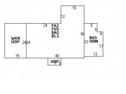 196 Kent Rd, Newton MA 02468-1108 floor plan