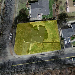 1285 Beacon St, Newton MA 02468-1736 aerial view