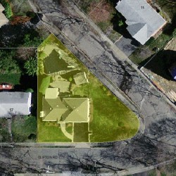 49 Clifton Rd, Newton MA 02459-3111 aerial view