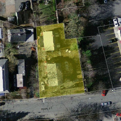 25 Pearl St, Newton MA 02458-1635 aerial view