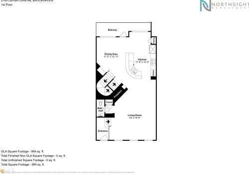 2765 Durham Dr, Atlanta GA  30319-3673 exterior