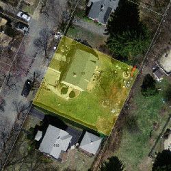 98 Hawthorne Ave, Newton MA 02466-3004 aerial view