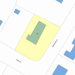 87 Sheridan St, Newton MA 02465-1037 plot plan