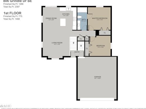 806 Grindle Dr, Lowell MI 49331-9326 exterior