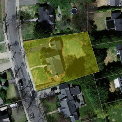 102 Gordon Rd, Newton MA 02468-1227 aerial view