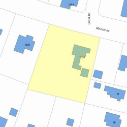 1784 Beacon St, Newton MA 02468-1434 plot plan