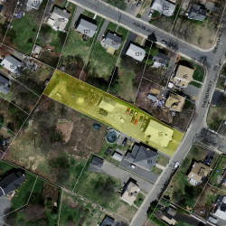 55 Sheridan St, Newton MA 02465-1037 aerial view