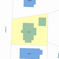 64 Cherry St, Newton MA 02465-1237 plot plan