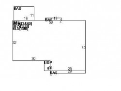 38 Levbert Rd, Newton MA 02459-3063 floor plan