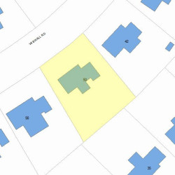 50 Wiswall Rd, Newton MA 02459-3511 plot plan