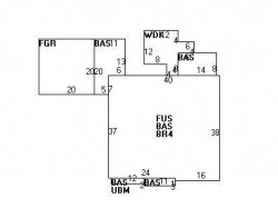 42 Cotton St, Newton MA 02458-2620 floor plan