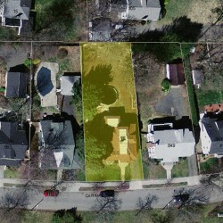 855 Commonwealth Ave, Newton MA  02459-1037 aerial view