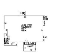49 Fairfax St, Newton MA 02465-2606 floor plan