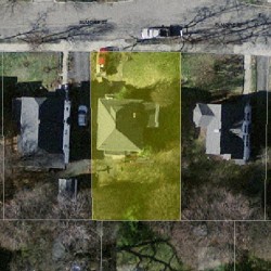 66 Elmore St, Newton MA 02459-1119 aerial view