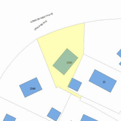 2390 Commonwealth Ave, Newton MA 02466-1701 plot plan