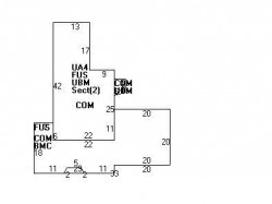 256 Adams St, Newton MA  02458-1204 floor plan