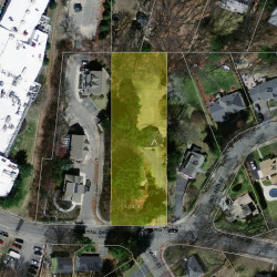 100 Christina St, Newton MA  02461-1914 aerial view