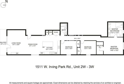 1511 Irving Park Rd, Chicago IL  60613-2558 exterior