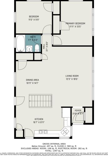 2160 Mayfair Ave, Meskegon MI 49441-3621 exterior