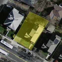 249 Tremont St, Newton MA 02458-2111 aerial view