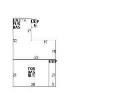 13 Gardner St, Newton MA 02458-1504 floor plan