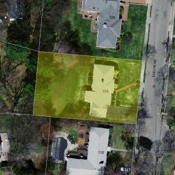 118 Evelyn Rd, Newton MA 02468-1042 aerial view