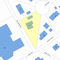 9 Callahan Path, Newton MA  02459-3620 plot plan