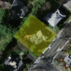 149 Greenwood St, Newton MA 02459-3007 aerial view