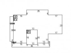 56 Dorcar Rd, Newton MA 02459 floor plan