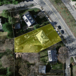 716 Commonwealth Ave, Newton MA 02459-1133 aerial view