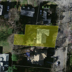 12 Burrage Rd, Newton MA  02459-1231 aerial view