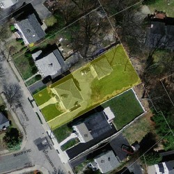 69 Dickerman Rd, Newton MA 02461-1321 aerial view