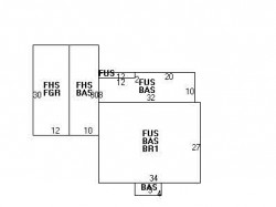 41 Warren Rd, Newton MA 02468-1222 floor plan
