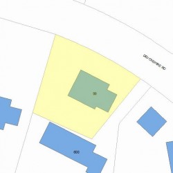 99 Devonshire Rd, Newton MA 02468-2218 plot plan