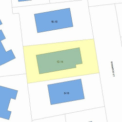 12 Bonwood St, Newton MA 02460-2230 plot plan