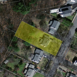 25 Oakland Ave, Newton MA 02466-1704 aerial view