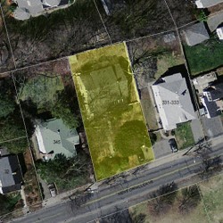 341 Newtonville Ave, Newton MA 02460-2015 aerial view