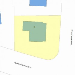 19 Commonwealth Park, Newton MA 02459-1023 plot plan