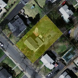 26 Larchmont Ave, Newton MA 02468-2031 aerial view