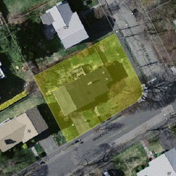 84 Brandeis Rd, Newton MA  02459-2743 aerial view